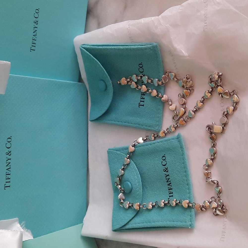 ON HOLD Tiffany & Co. Heart Necklace & Bracelet Set